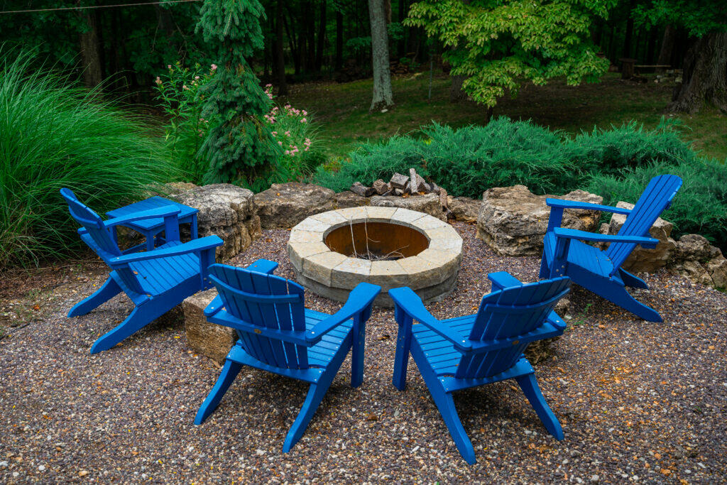 in-ground outdoor fire pit