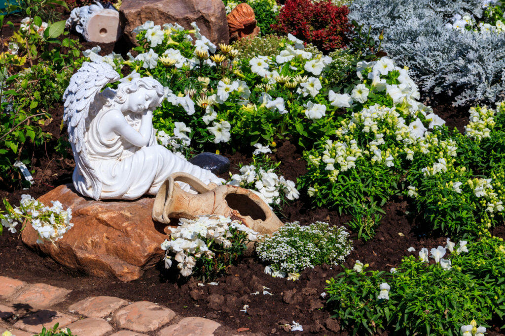 Lawn ornaments are a great added decoration for any yard or garden.
